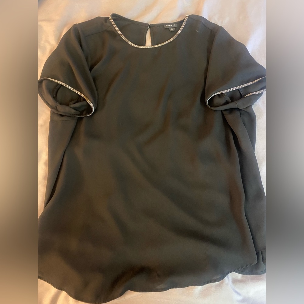 Beaded Trim Blouse